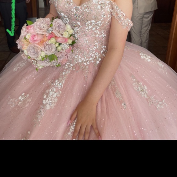 - QUINCE BLUSH DRESS - Picture 2 of 4